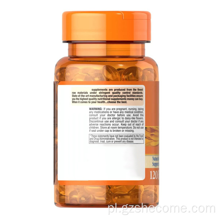 Suplementy luteiny i zeaksantyny dla oczu lutein softgels